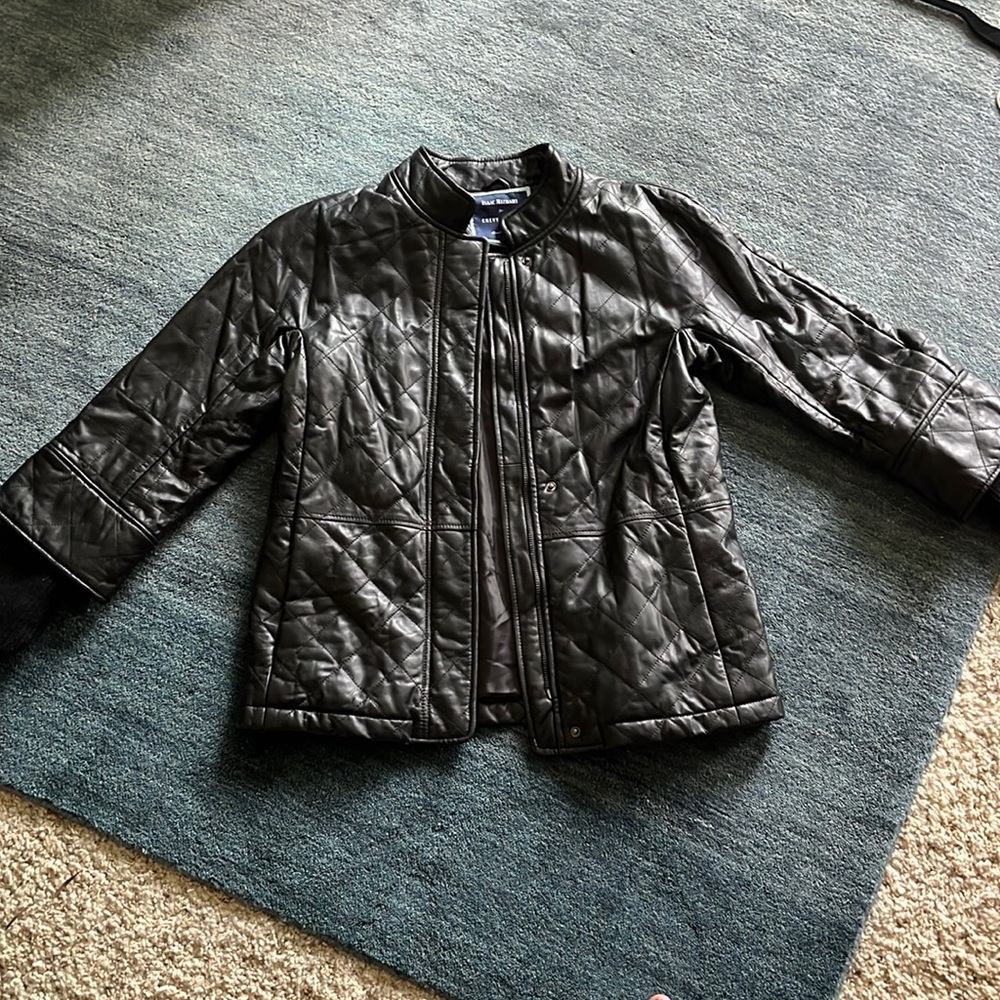 Isaac Mizrahi Leather Jacket